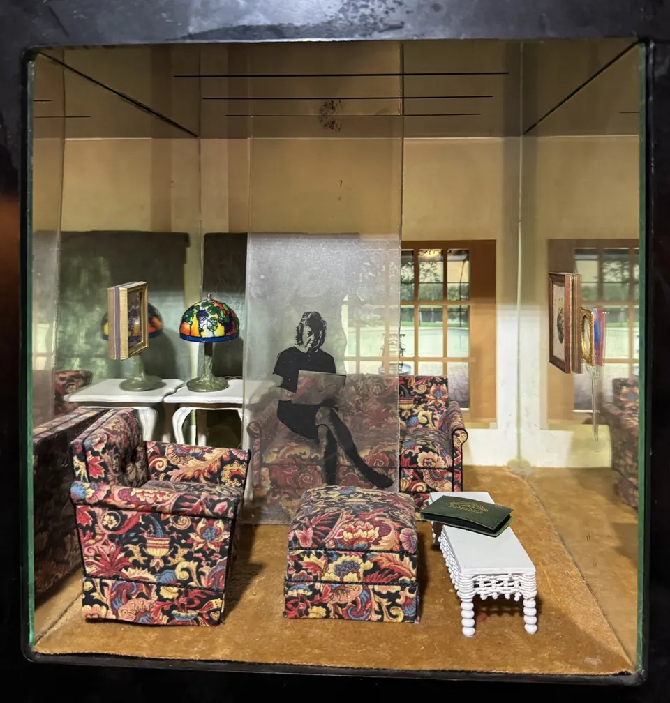 Glass Houses: Joyce True, miniature room.