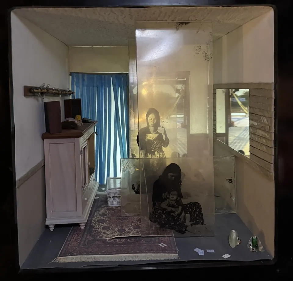 Glass Houses: The Roommates, miniature room.